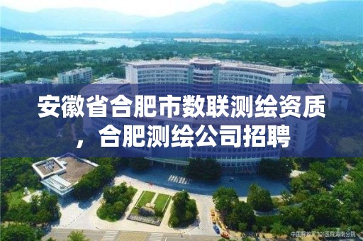 安徽省合肥市数联测绘资质，合肥测绘公司招聘