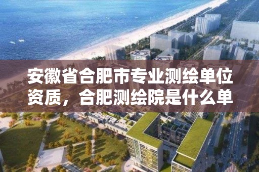 安徽省合肥市专业测绘单位资质，合肥测绘院是什么单位