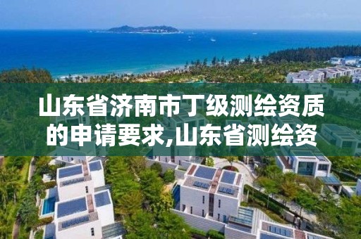 山东省济南市丁级测绘资质的申请要求,山东省测绘资质专用章 丁级