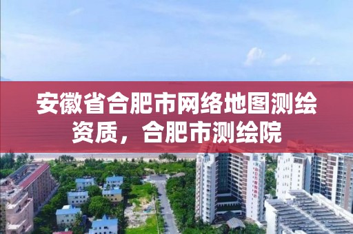 安徽省合肥市网络地图测绘资质，合肥市测绘院