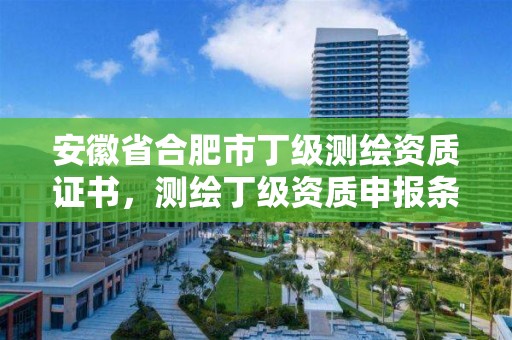 安徽省合肥市丁级测绘资质证书，测绘丁级资质申报条件