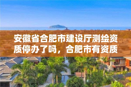 安徽省合肥市建设厅测绘资质停办了吗，合肥市有资质的测绘公司