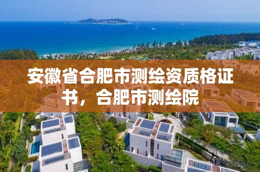 安徽省合肥市测绘资质格证书，合肥市测绘院