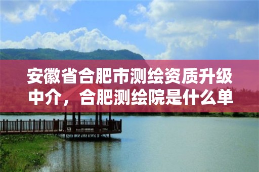 安徽省合肥市测绘资质升级中介，合肥测绘院是什么单位