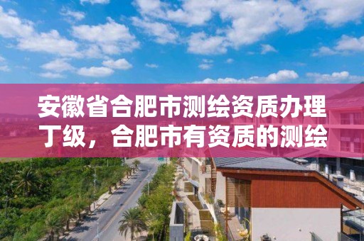 安徽省合肥市测绘资质办理丁级，合肥市有资质的测绘公司