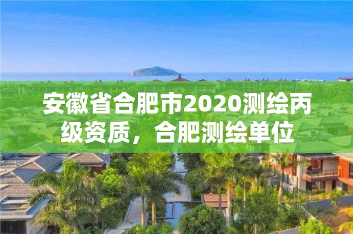 安徽省合肥市2020测绘丙级资质，合肥测绘单位