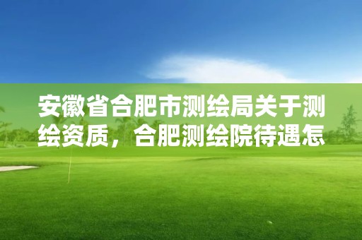 安徽省合肥市测绘局关于测绘资质，合肥测绘院待遇怎么样