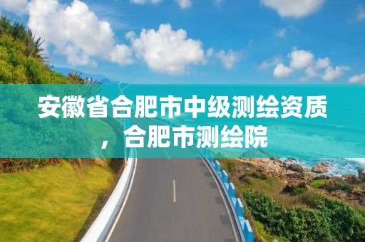 安徽省合肥市中级测绘资质，合肥市测绘院