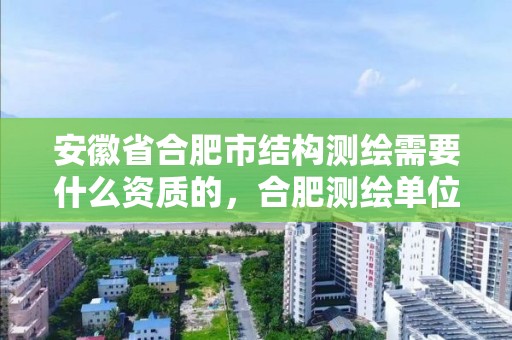 安徽省合肥市结构测绘需要什么资质的，合肥测绘单位