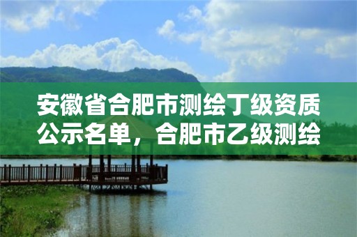 安徽省合肥市测绘丁级资质公示名单，合肥市乙级测绘公司