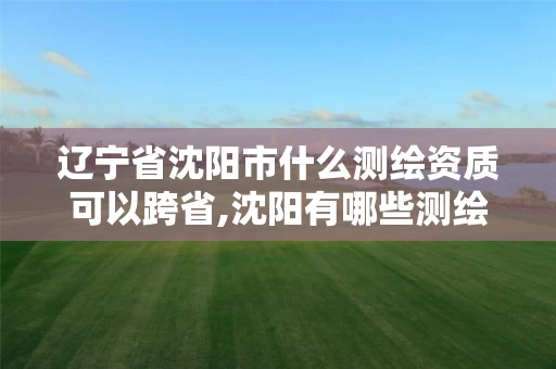 辽宁省沈阳市什么测绘资质可以跨省,沈阳有哪些测绘公司招聘 辽宁省沈阳市什么测绘资质可以跨省,沈阳有哪些测绘公司招聘