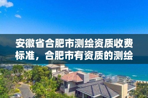 安徽省合肥市测绘资质收费标准，合肥市有资质的测绘公司