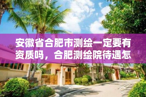 安徽省合肥市测绘一定要有资质吗，合肥测绘院待遇怎么样