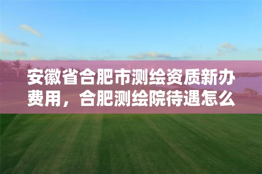 安徽省合肥市测绘资质新办费用,合肥测绘院待遇怎么样 安徽省合肥市测绘资质新办费用,合肥测绘院待遇怎么样