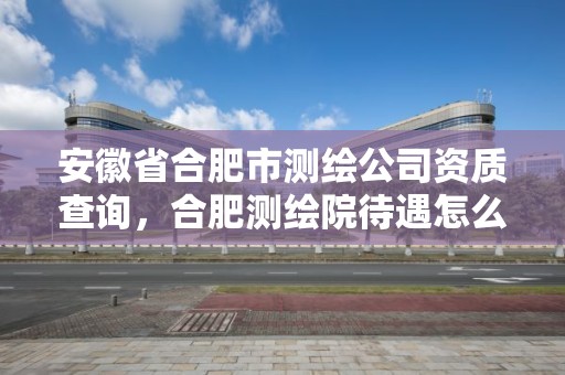 安徽省合肥市测绘公司资质查询，合肥测绘院待遇怎么样