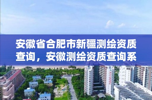 安徽省合肥市新疆测绘资质查询，安徽测绘资质查询系统