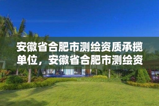 安徽省合肥市测绘资质承揽单位，安徽省合肥市测绘资质承揽单位名单