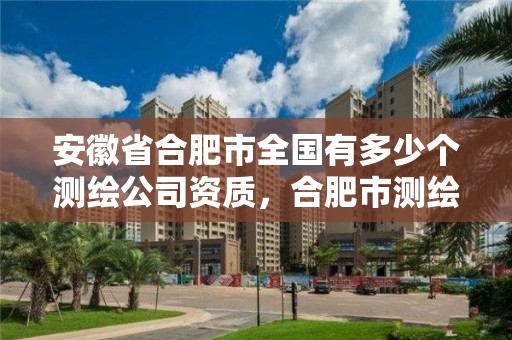 安徽省合肥市全国有多少个测绘公司资质，合肥市测绘设计研究院属于企业吗?