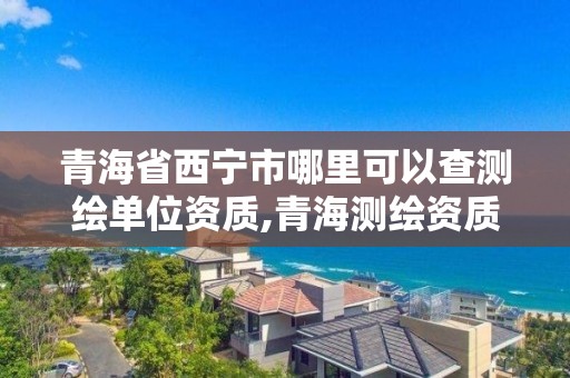 青海省西宁市哪里可以查测绘单位资质,青海测绘资质办理