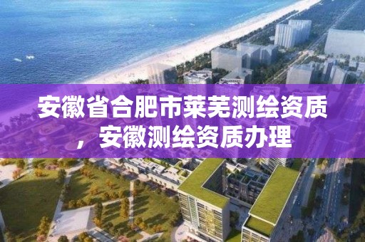 安徽省合肥市莱芜测绘资质，安徽测绘资质办理