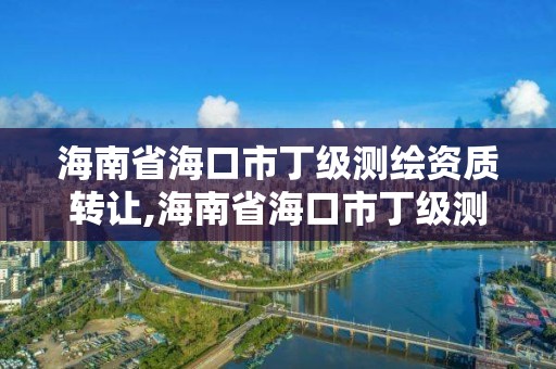 海南省海口市丁级测绘资质转让,海南省海口市丁级测绘资质转让公司名单