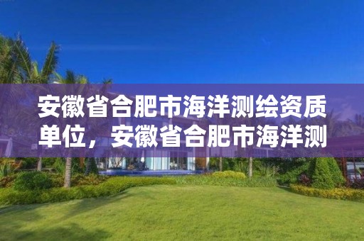 安徽省合肥市海洋测绘资质单位，安徽省合肥市海洋测绘资质单位有哪些