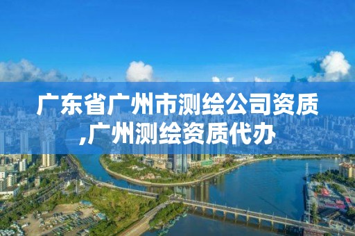 广东省广州市测绘公司资质,广州测绘资质代办