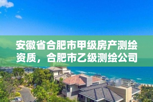 安徽省合肥市甲级房产测绘资质，合肥市乙级测绘公司