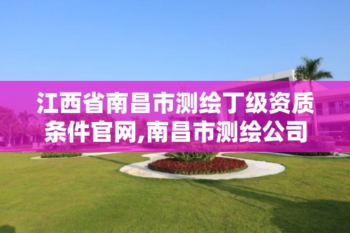 江西省南昌市测绘丁级资质条件官网,南昌市测绘公司