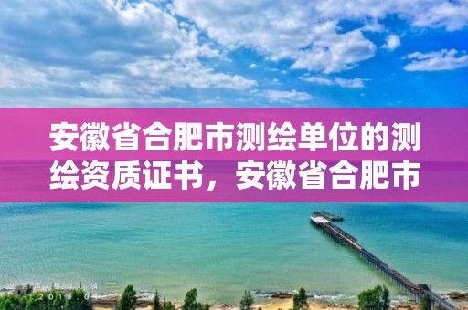 安徽省合肥市测绘单位的测绘资质证书，安徽省合肥市测绘单位的测绘资质证书是什么