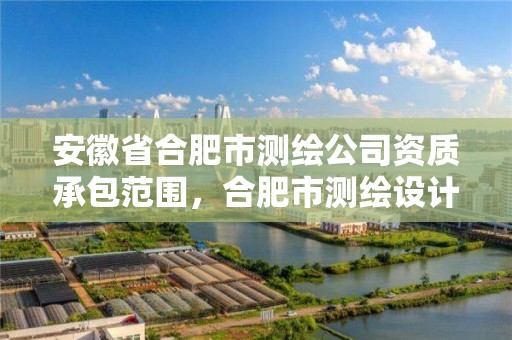 安徽省合肥市测绘公司资质承包范围，合肥市测绘设计研究院属于企业吗?