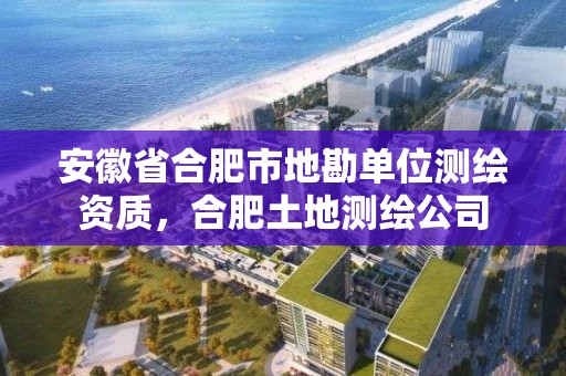 安徽省合肥市地勘单位测绘资质，合肥土地测绘公司