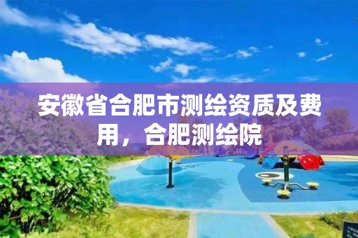 安徽省合肥市测绘资质及费用，合肥测绘院