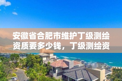 安徽省合肥市维护丁级测绘资质要多少钱，丁级测绘资质经营范围