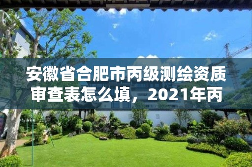 安徽省合肥市丙级测绘资质审查表怎么填，2021年丙级测绘资质申请需要什么条件