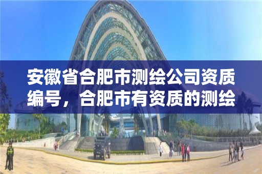 安徽省合肥市测绘公司资质编号，合肥市有资质的测绘公司