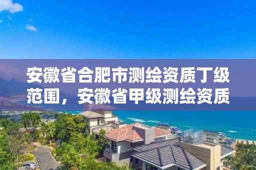 安徽省合肥市测绘资质丁级范围，安徽省甲级测绘资质单位