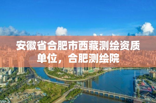 安徽省合肥市西藏测绘资质单位，合肥测绘院