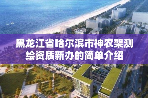 黑龙江省哈尔滨市神农架测绘资质新办的简单介绍