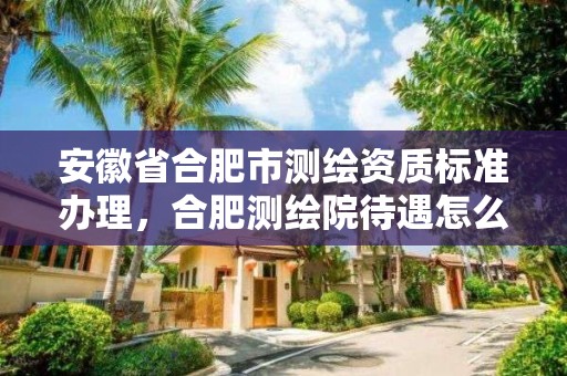 安徽省合肥市测绘资质标准办理，合肥测绘院待遇怎么样