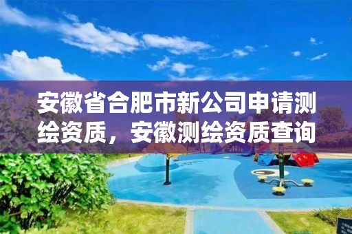 安徽省合肥市新公司申请测绘资质，安徽测绘资质查询系统