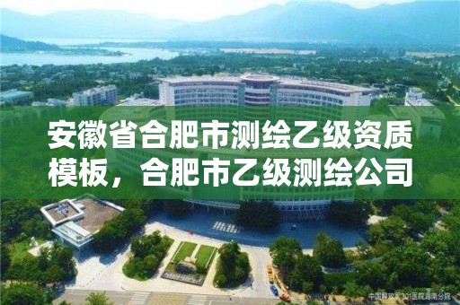 安徽省合肥市测绘乙级资质模板，合肥市乙级测绘公司