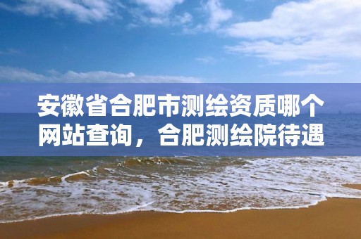 安徽省合肥市测绘资质哪个网站查询，合肥测绘院待遇怎么样