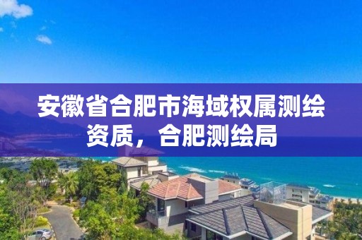 安徽省合肥市海域权属测绘资质，合肥测绘局