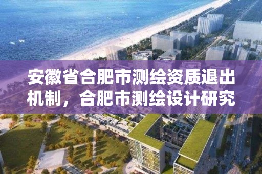 安徽省合肥市测绘资质退出机制，合肥市测绘设计研究院改制