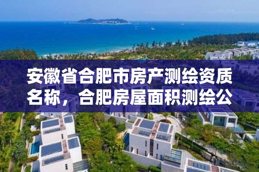 安徽省合肥市房产测绘资质名称，合肥房屋面积测绘公司