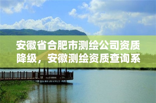 安徽省合肥市测绘公司资质降级，安徽测绘资质查询系统