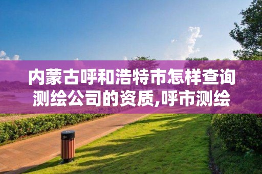 内蒙古呼和浩特市怎样查询测绘公司的资质,呼市测绘公司招聘。