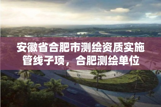 安徽省合肥市测绘资质实施管线子项，合肥测绘单位