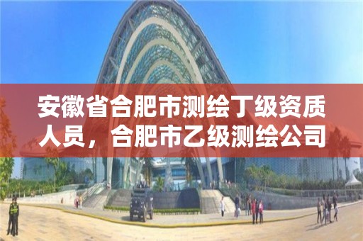 安徽省合肥市测绘丁级资质人员，合肥市乙级测绘公司